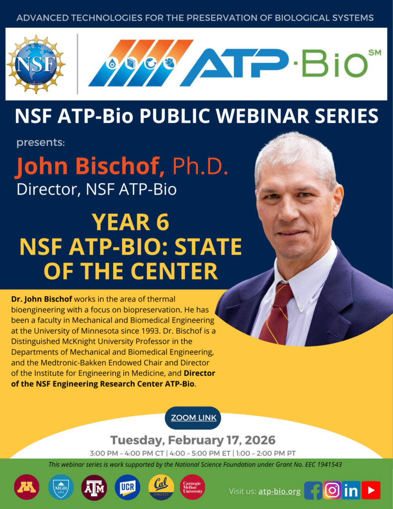 NSF ATP-Bio: State of the Center